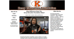 Desktop Screenshot of kempeducationfoundation.org